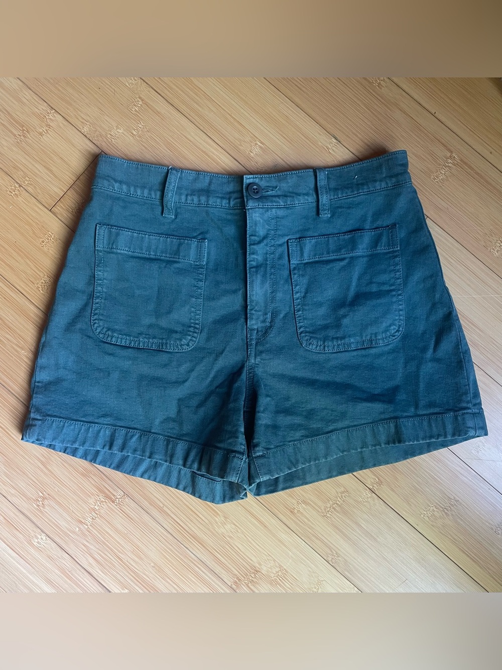 Madewell High-Rise Sailor Short size 27, Teal